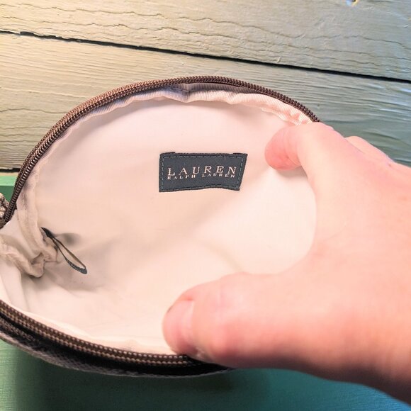 Ralph Lauren Signature Cosmetics Bag - Picture 4 of 5